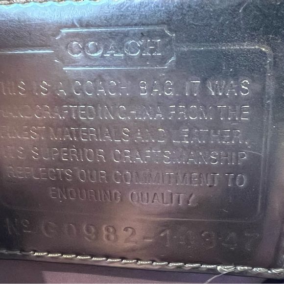 Coach rare limited edition pewter python print bag - Picture 4 of 7